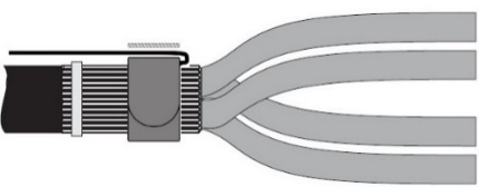 Инструкция по монтажу концевой термоусаживаемой муфты на кабель напряжением до 1 кВ в пластмассовой изоляции