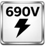 рабочее напряжение до 690В